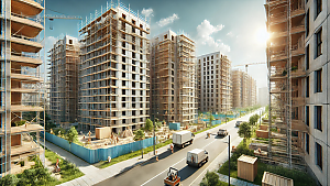 Hochh�user in der Stadt (Herrenberg, Ehningen, B�blingen)