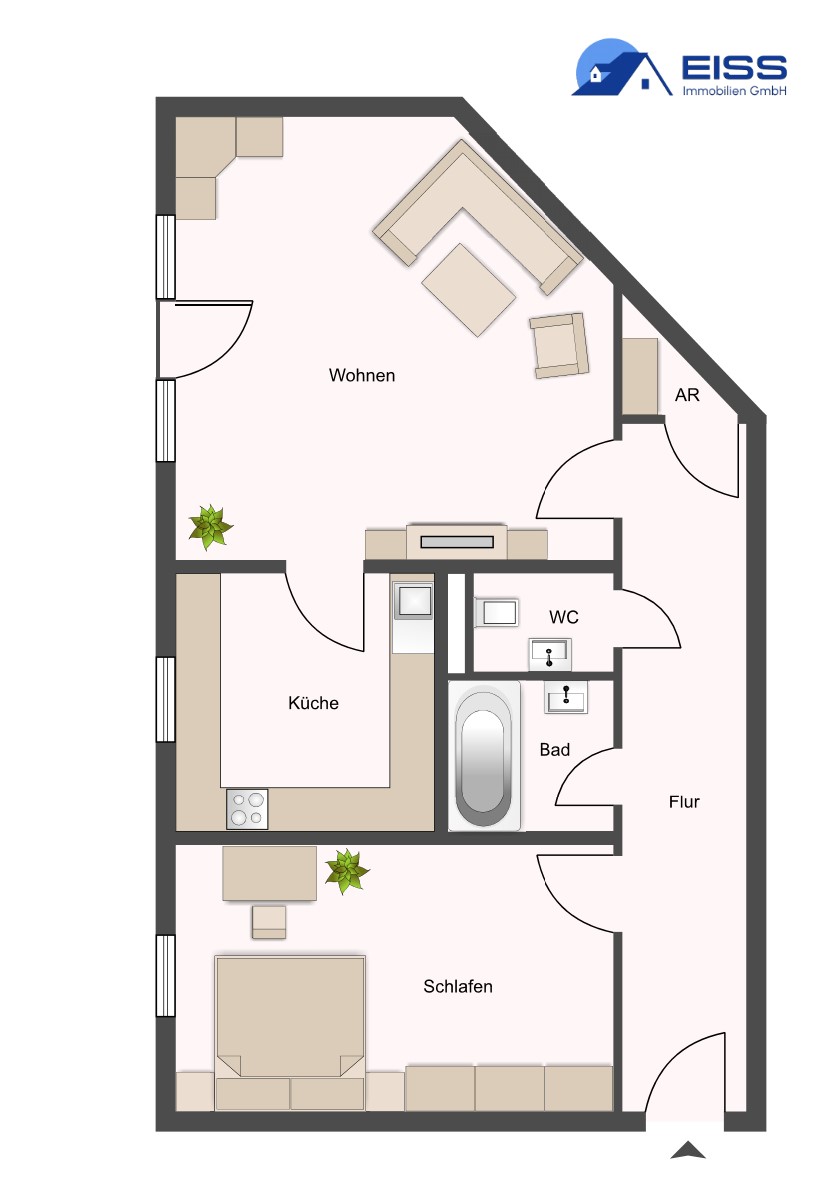 Grundriss Etagenwohnung Sindelfingen