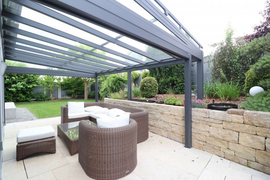 �berdachte Terrasse Einfamilienhaus G�rtringen